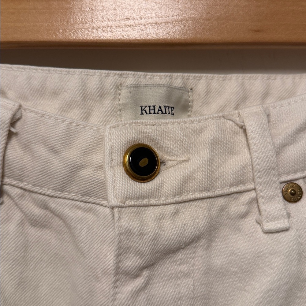 Khaite Abigail Off-White Jeans 28 - Picture 4 of 9